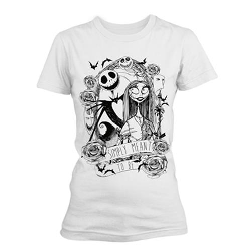 Nightmare before christmas - Simply meant  to be Girlie T-Shirt