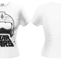 Star Wars The Force awakens- X-Wing Fighter helmet   Movie Girlie T-Shirt